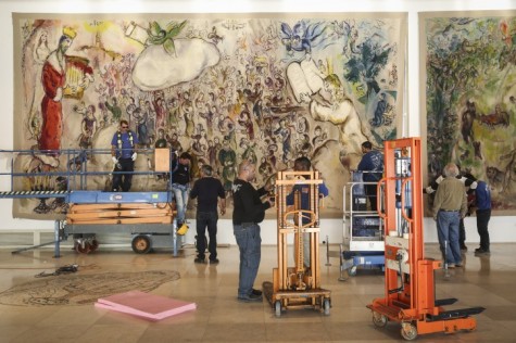 Rehanging Chagall 3