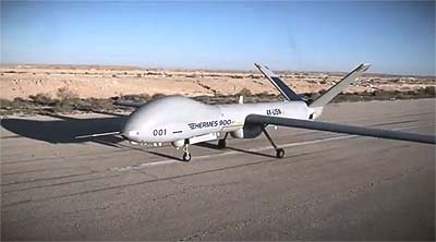 Israeli Spy Drones Going After Mexican Drug Cartels Elbit's Hermes 900 taking off.