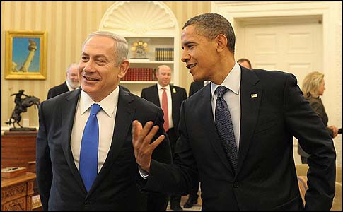 Why Bibi is Not Intimidated by Obama Prime Minister Netanyahu and President Obama in the White House, March 5, 2012.