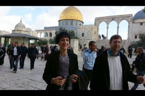 MK Shuli Moalem and Uri Bank on the Temple Mount