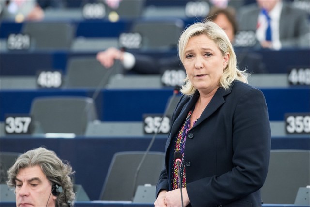 Marine Le Pen at the European Parliament