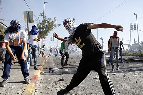 Arabs riot in Jerusalem 2