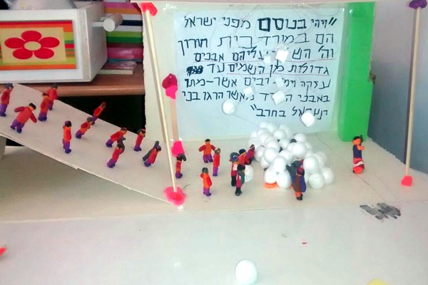 Battle of Beit Horon in Play-dough