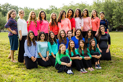 Chaya Aydel’s 12th ‘Bat Mitzvah Year’ class of graduates.