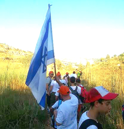 Great in Uniform members walking the land of Israel