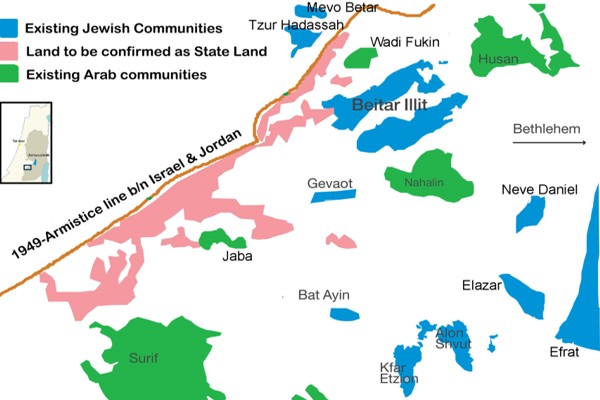 Gevaot Map