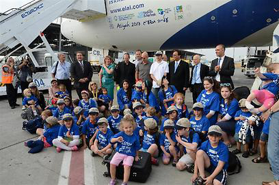 A 2013 Nefesh B’Nefesh aliyah flight.