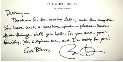Barack Obama’s handwriting