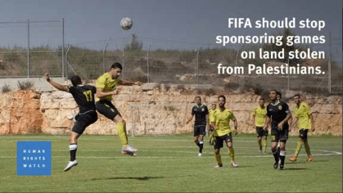 Human Rights Watch encouraging denormalization with Israel