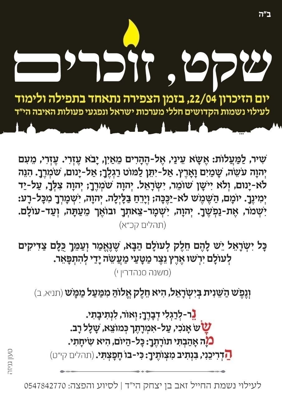 Sheket Zochrim