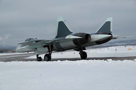 The Sukhoi T-50-8