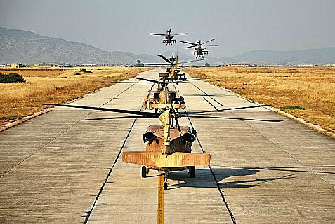 These five helicopters display the principles of cooperation and coordination.