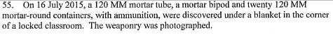 UN Report on Mortar