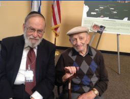 Rabbi Chaim Hollander (left) and Mendel Flaster