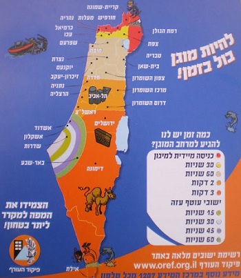 Early warning map