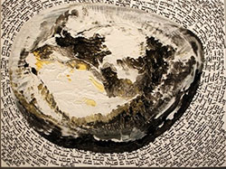The Marvelous Story of Life, mixed material on metal by Igal Fedida. Courtesy Canton Museum of Art.