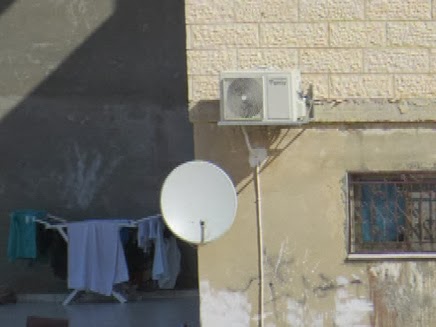 Satellite TV Dish on MK Taleb Abu Arar's home  -- taken 22/1/2014 Photo by Meir Deutch, Regavim