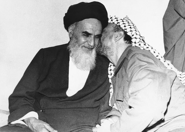 Arafat and Khomeini, 1979 photo