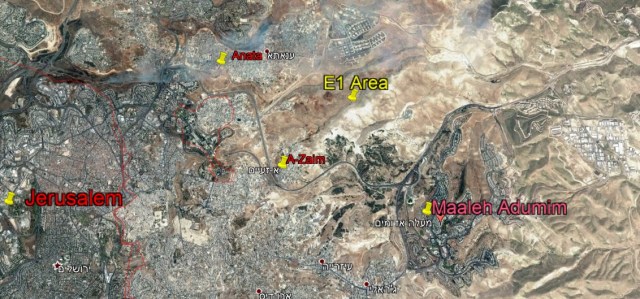 E-1 area map