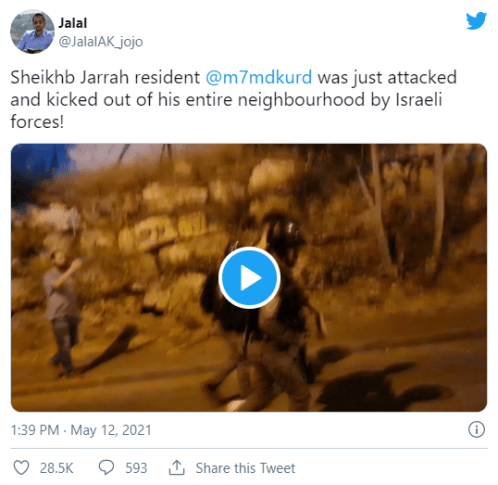 Social media screenshot