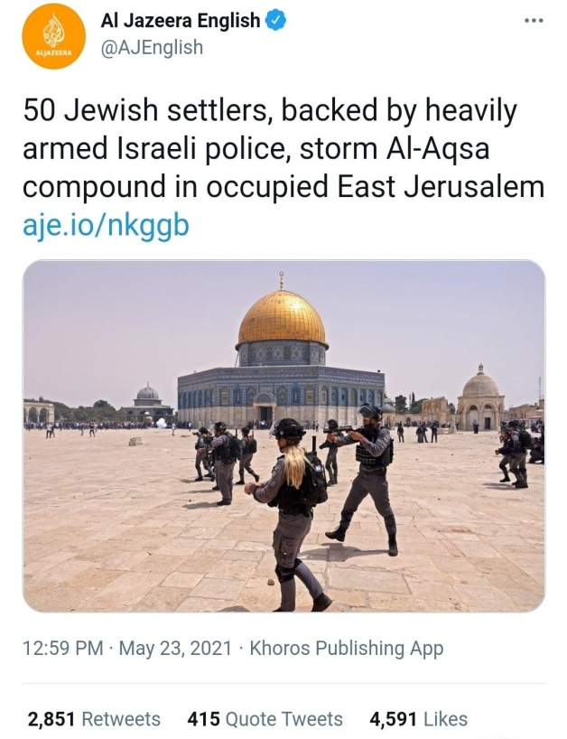 Social media screenshot