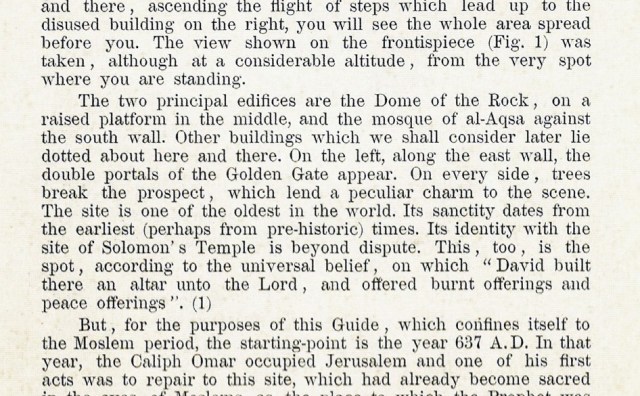 A guidebook to the Temple Mount 