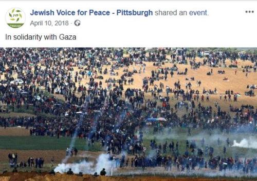 Jewish Voices for Peace event