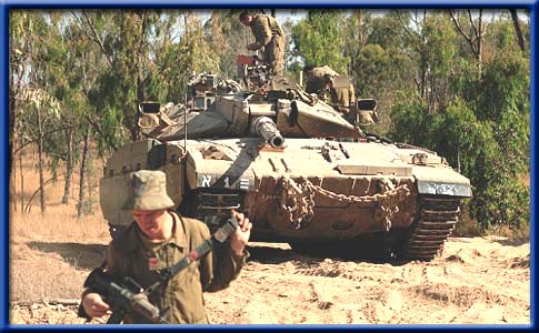 tank-along-gaza