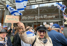 Hundreds of Jews Attend Rally Protesting The New York Times
