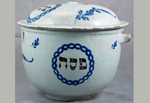 The Oldest Matzah Ball Soup Tureen Behind a Rockower Award