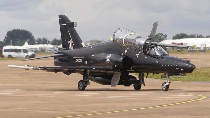 BAE Hawk T2 of the Royal Air Force